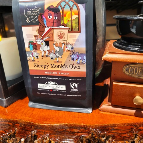Locally Roasted Sleepy Monk's Own Baden Coffee Beans 