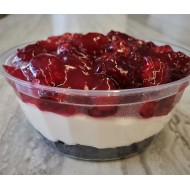 Individual Homemade Raspberry Oreo Cheesecake